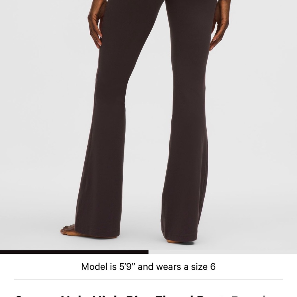 lululemon athletica Sequoia, Groove Nulu High-Rise flared pant 33” length.